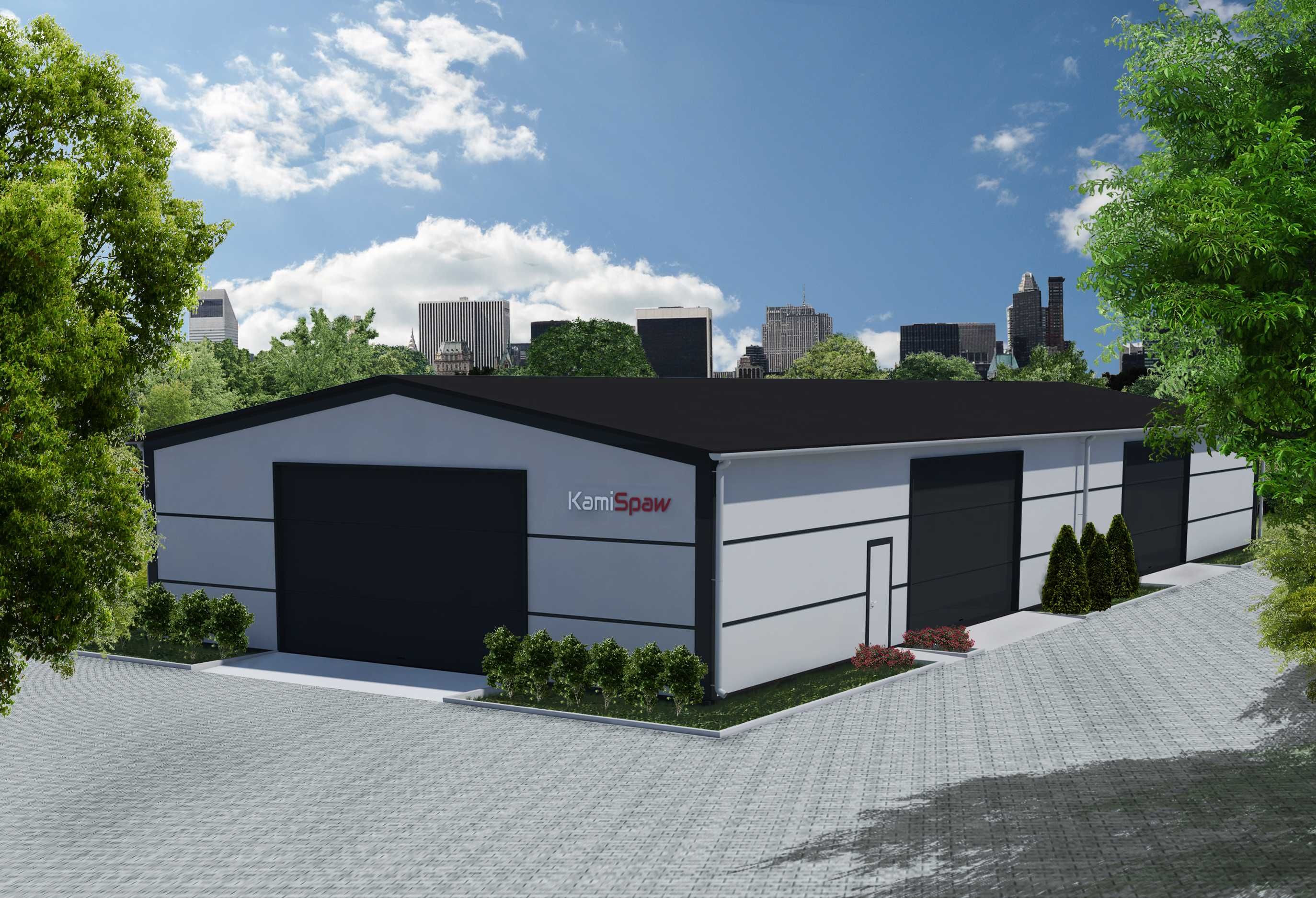 Konstrukcja Hali 18x50x6m 900m2 Konstrukcje stalowe hale PRODUCENT