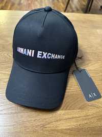 Женская бейсболка  кепка armani exchange оригинал черная