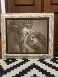 Quadro com moldura decapê
