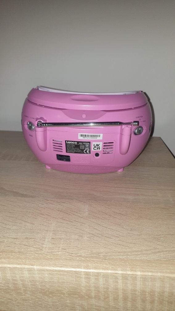 Radio lenco SCD-24 różowe dla dzieci