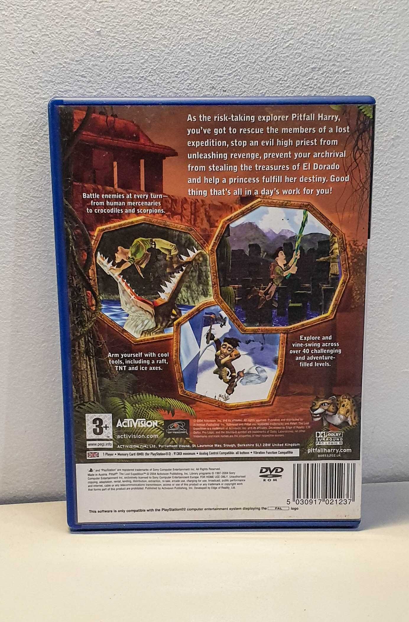 Gra Pitfall The Lost Expedition PAL Playstation 2 PS2