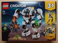 Klocki Lego 31115 Creator 3w1 - Kosmiczny robot górniczy