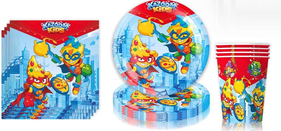 Superthings Zings balony lateksowe zestaw mix 12szt urodziny Enigma