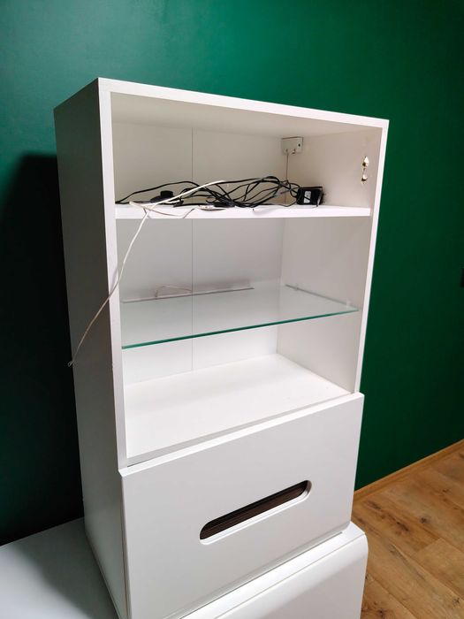 Zestaw mebli Azteca Trio biały połysk BRW