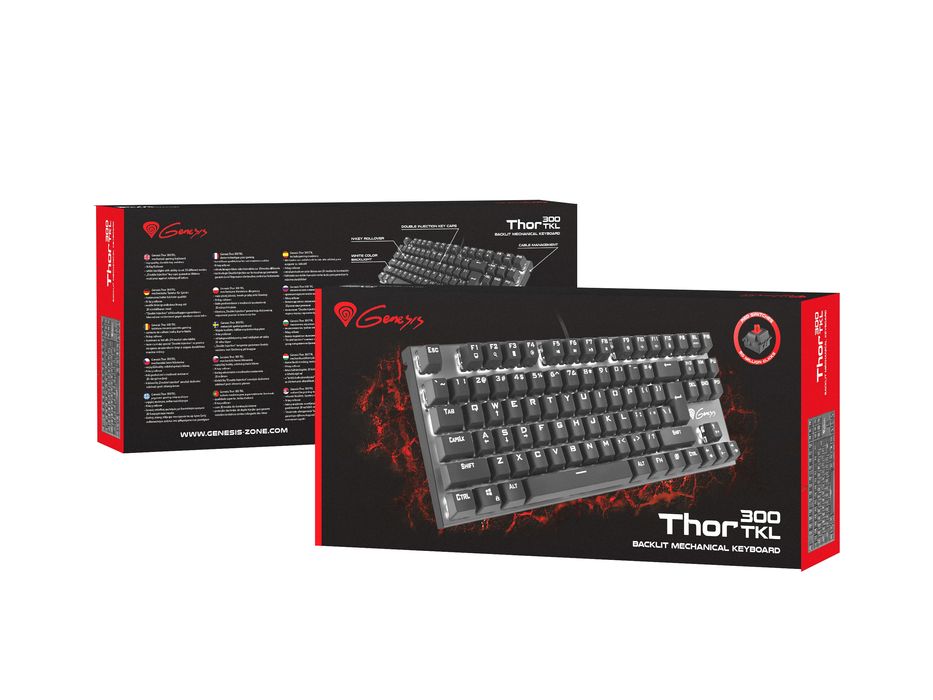 Klawiatura przewodowa Genesis Thor 300 tkl