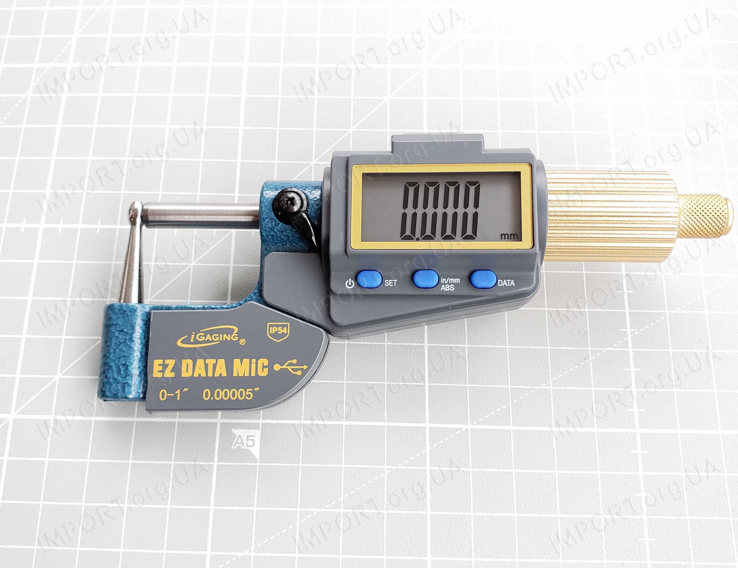 Микрометр цифровой iGaging Reloading EZ Data Tube Micrometer. Новый