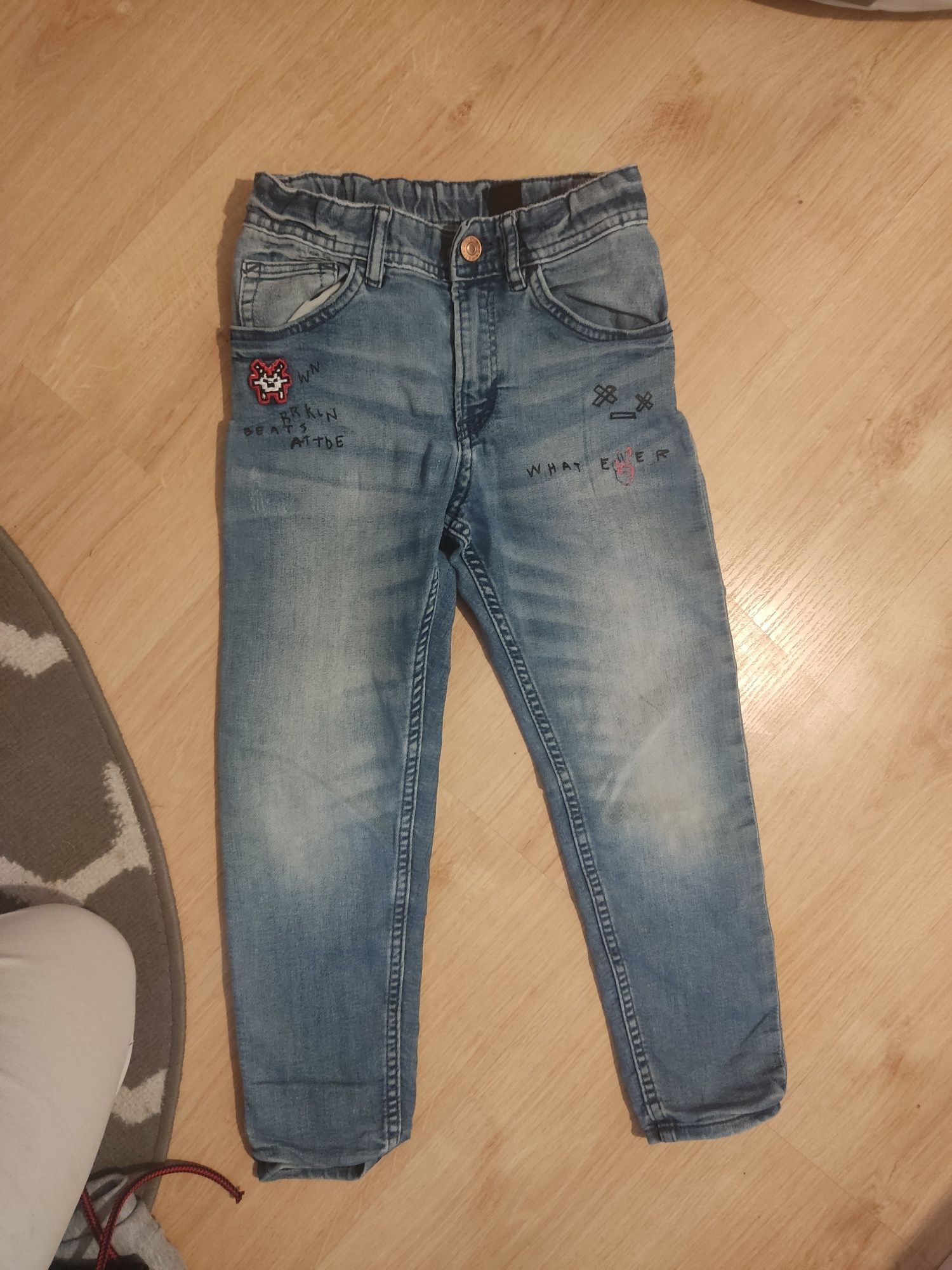Reserved jeansy rozm 122