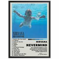 Nirvana Nevermind Plakat Obraz z albumem prezent
