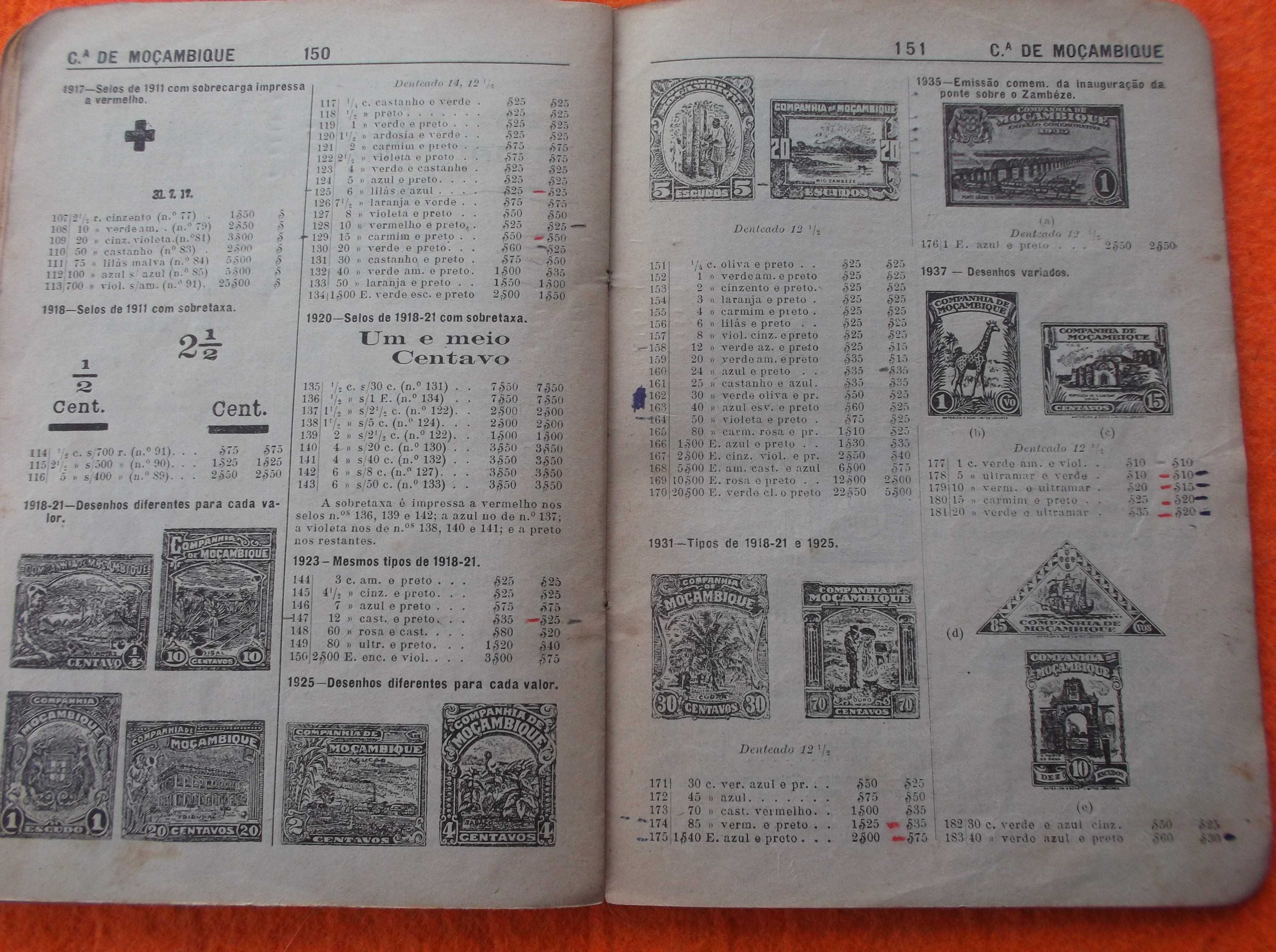 Catálogo de Selos Postais de Portugal e Colónias 1940