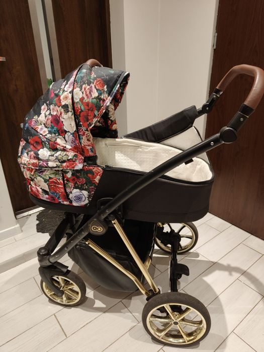 Wózek babyactiv, gondola i spacerówka+ dodatki