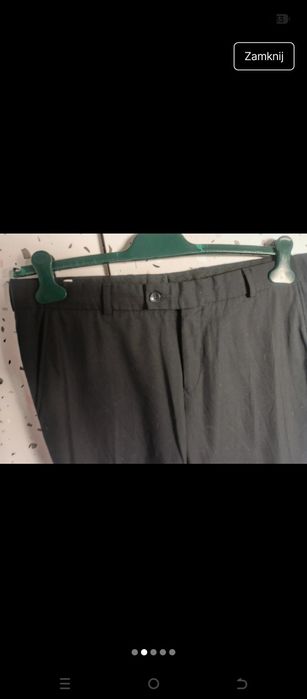 Czarne spodnie eleganckie.