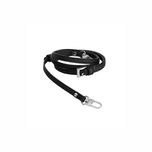 Ремінь Longchamp Leather Shoulder Strap Black\Silver