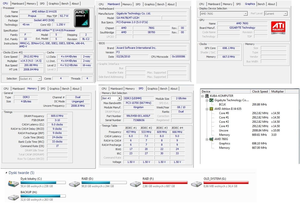 Komputer stacjonarny + monitor gamutwy  Eizo S2233W + subwoofer Creati