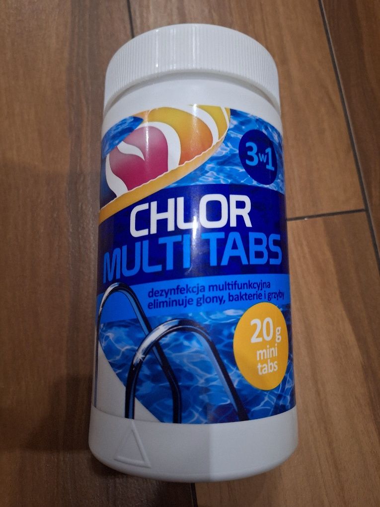 Chlor MultiTabs 3w1 – 20 g mini tabletki do basenu