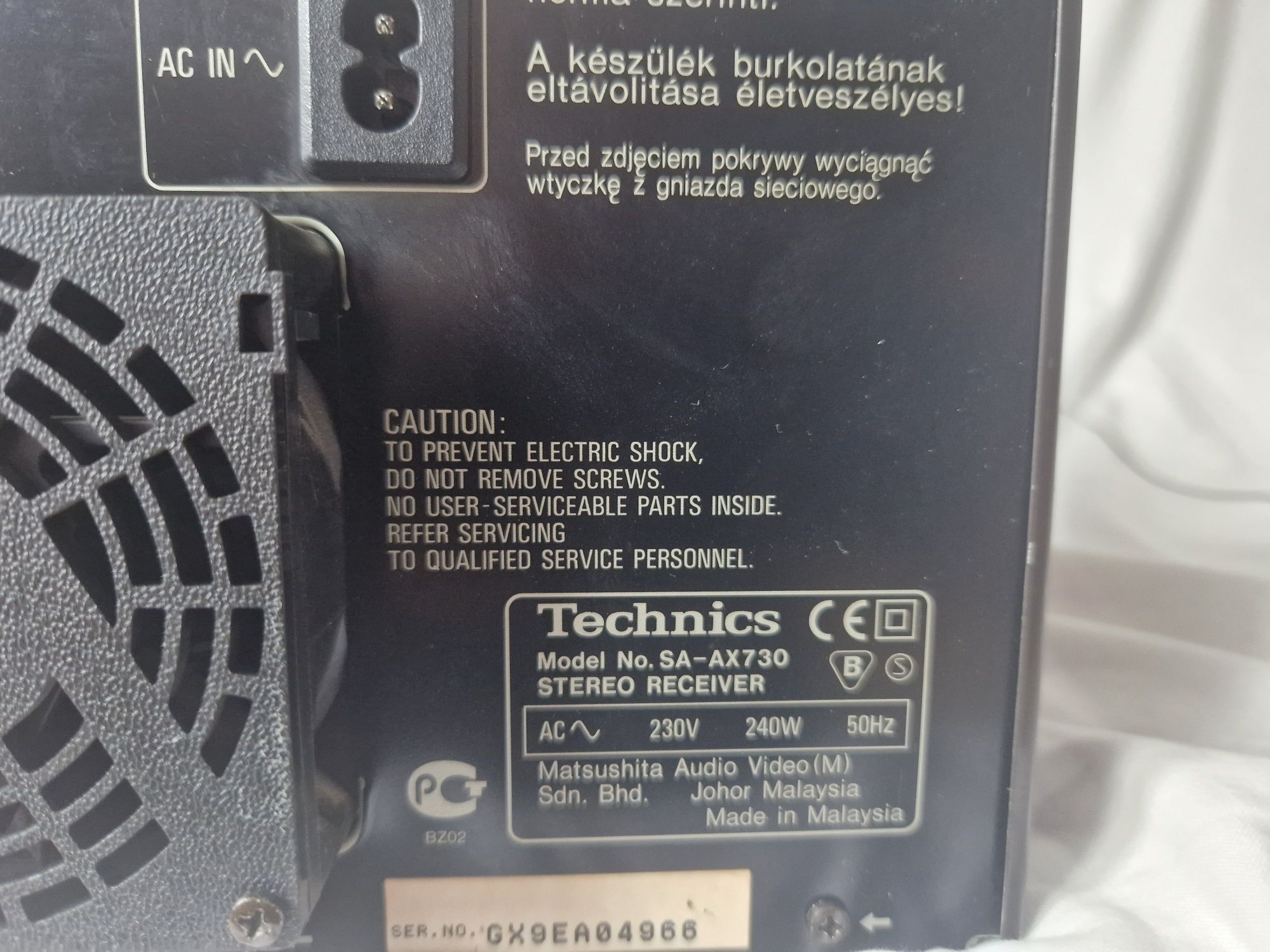 Amplituner technics sa ax 730