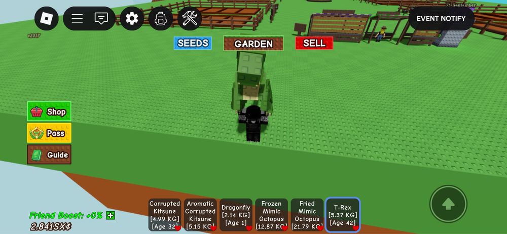 Продаж пети grow a garden