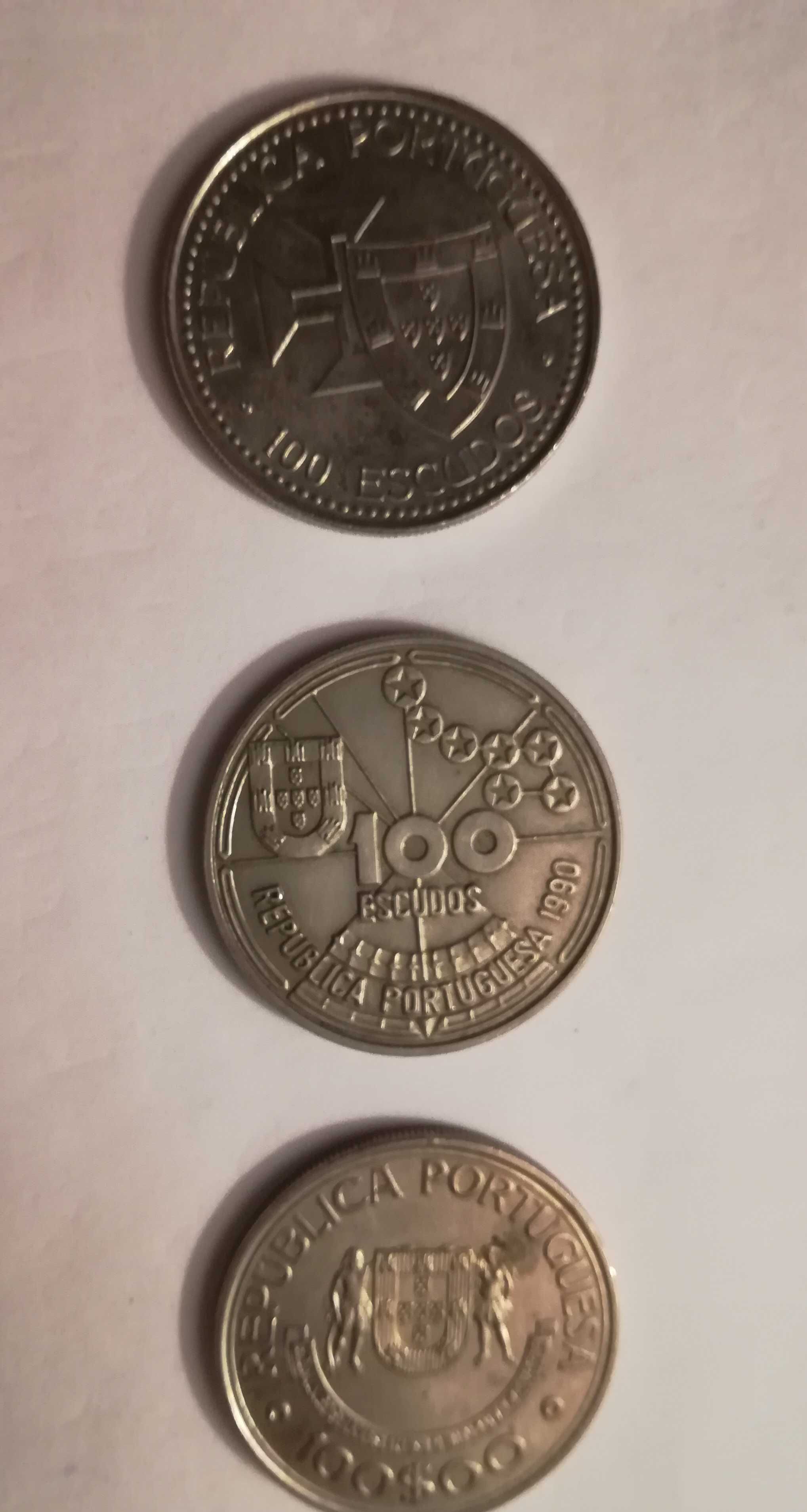 Moedas comemorativas de 100 escudos