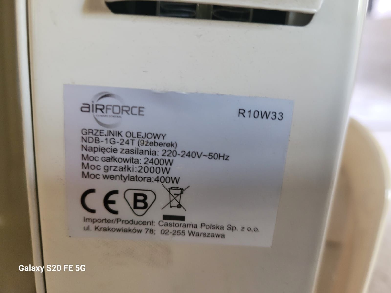 Grzejnik elektryczny olejowy