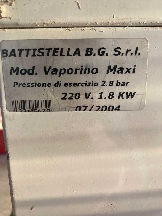 Tábua de Engomar e caldeira "BATTISTELLA"