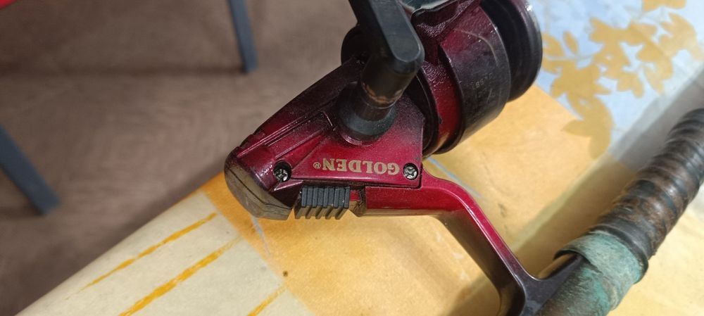 Canas de pesca com carreto