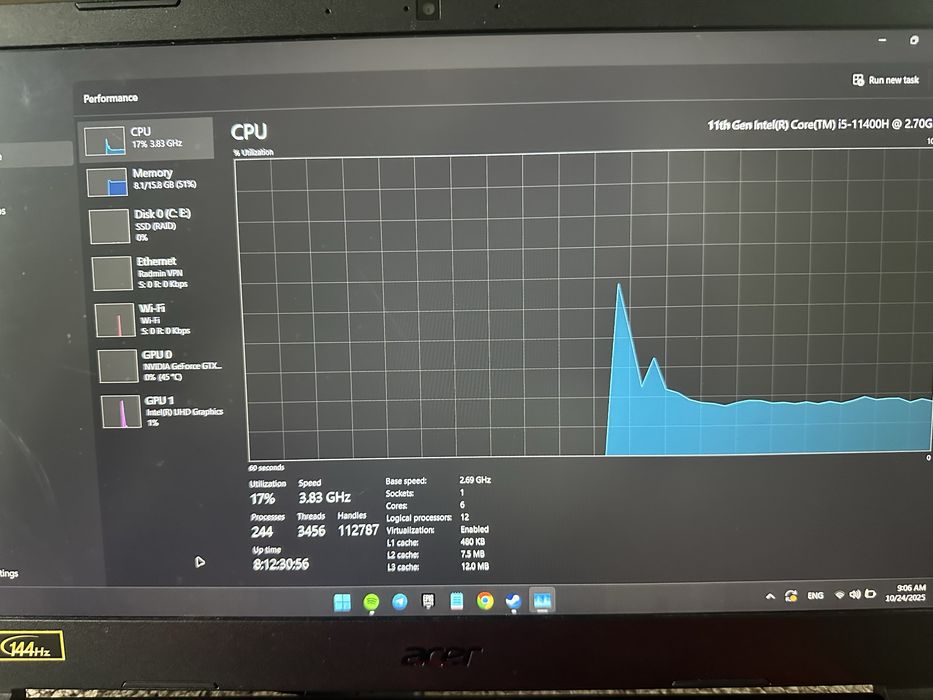 Acer Nitro 5.