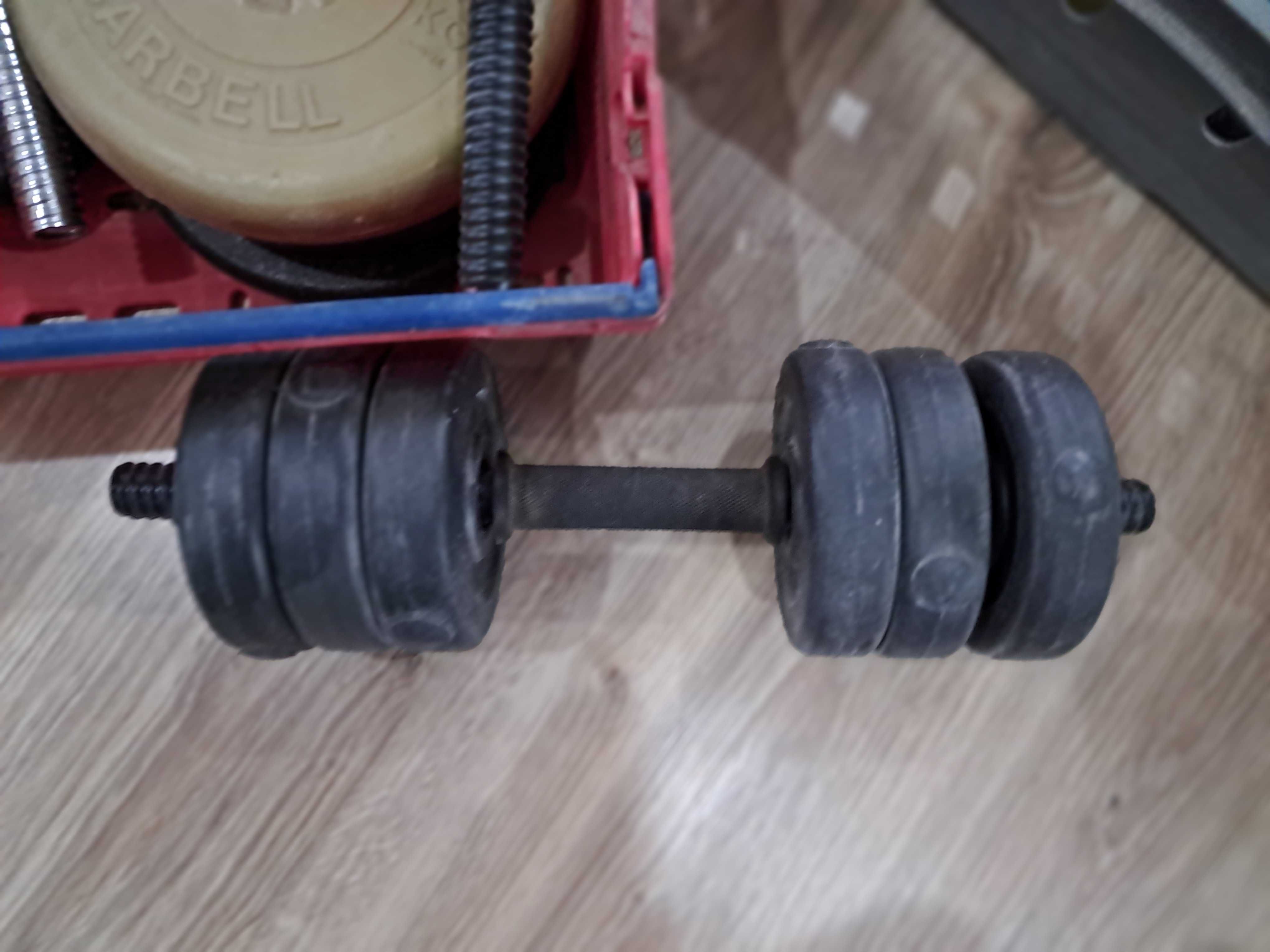Laweczka do cwiczen plus ciezarki