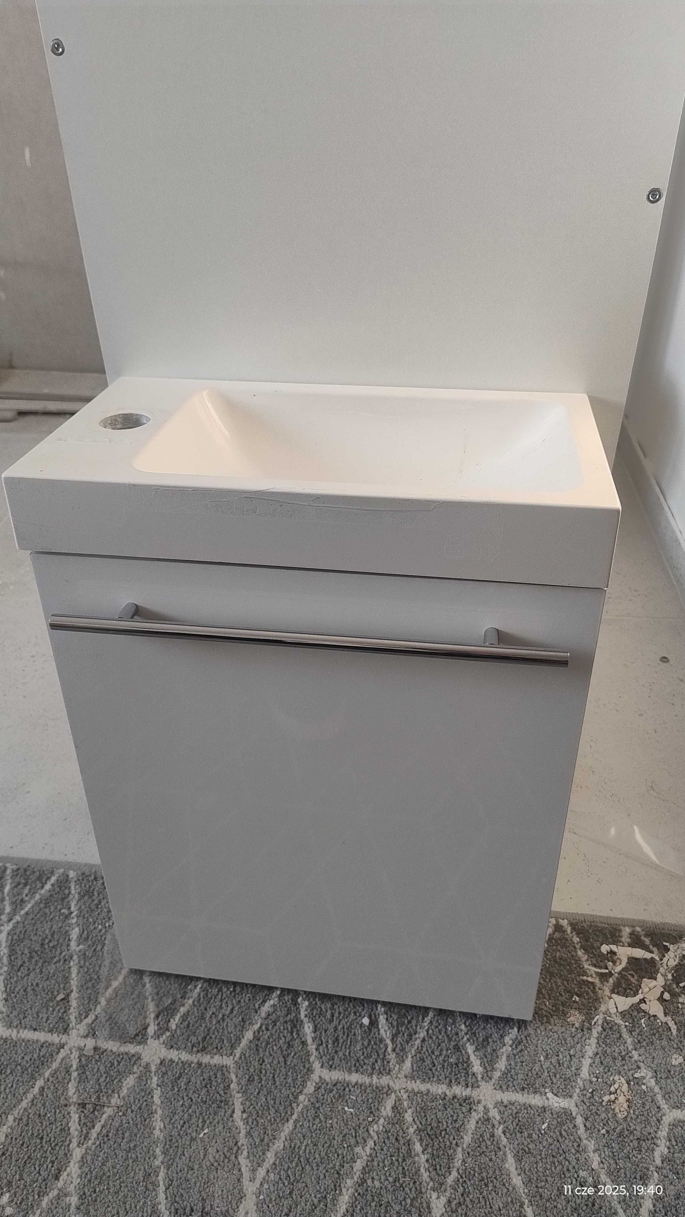 Nowa Szafka 60cm wisząca biała first Leroy Duo mirano 40 łazienkowa