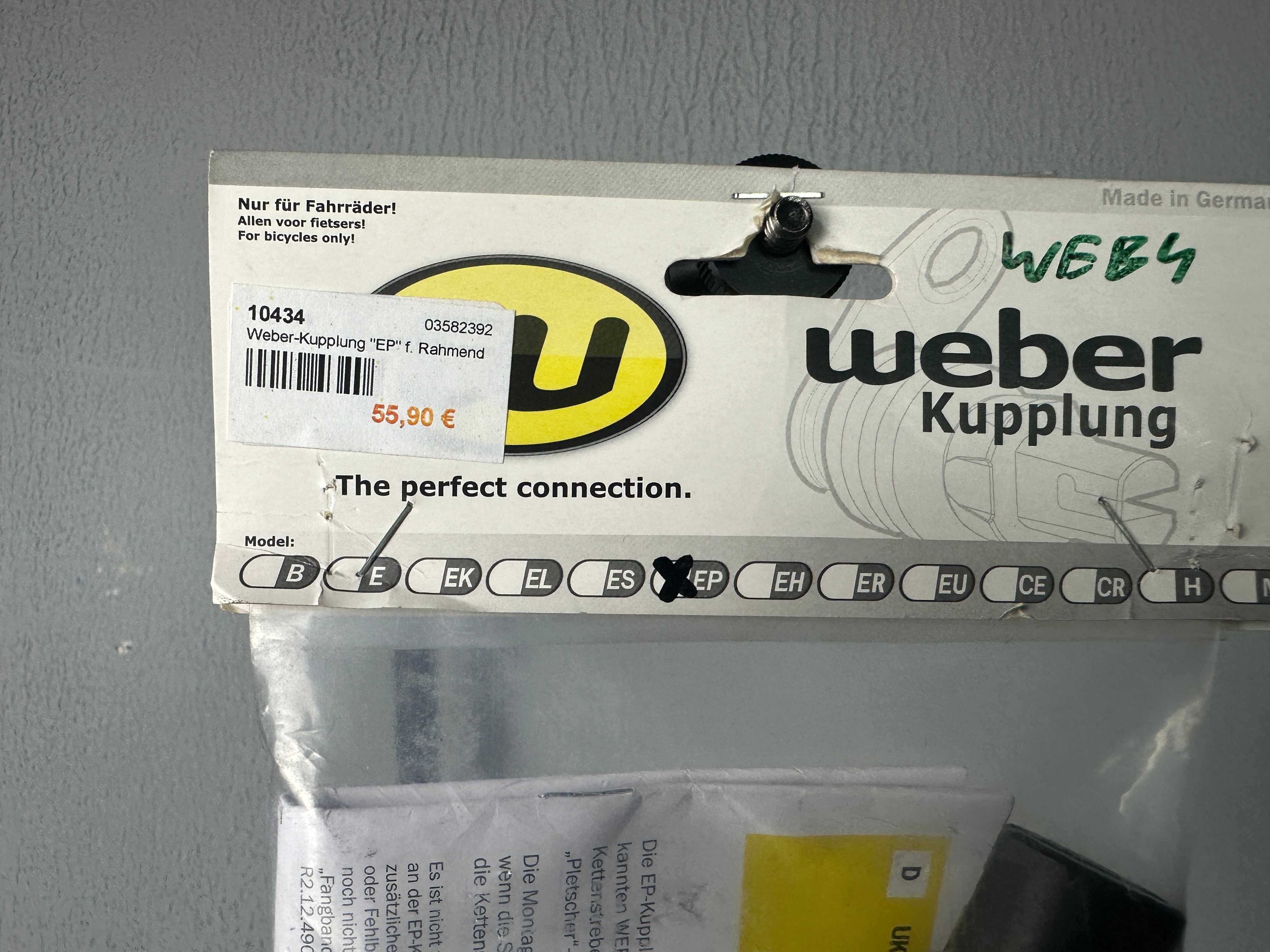 Zaczep do przyczepy rowerowej webber ^^