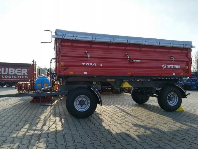 Przyczepa Rolnicza Dwuosiowa METALFACH 6t 8t T710/1 T710/2 Wywrotka
