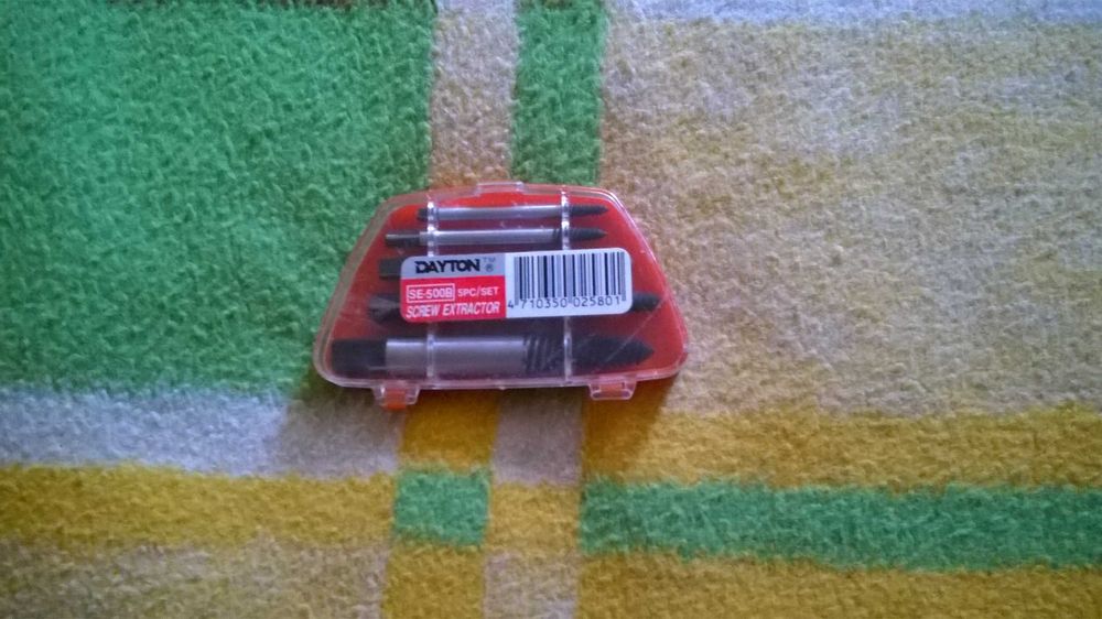 Wkrętaki DAYTON do zerwanych śrub 5szt. - NOWE