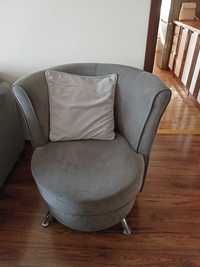 Fotel kolor siwy