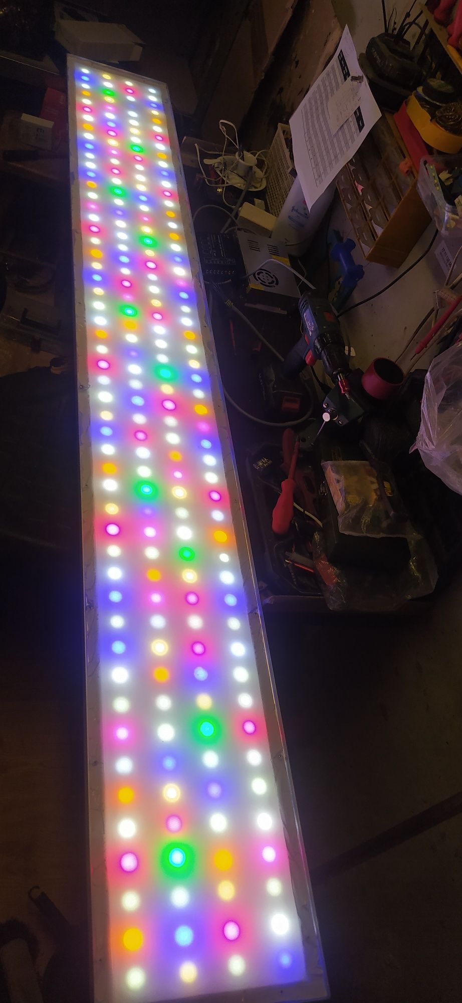 Belka power LED 116x20cm do akwarium 120cm 300l.