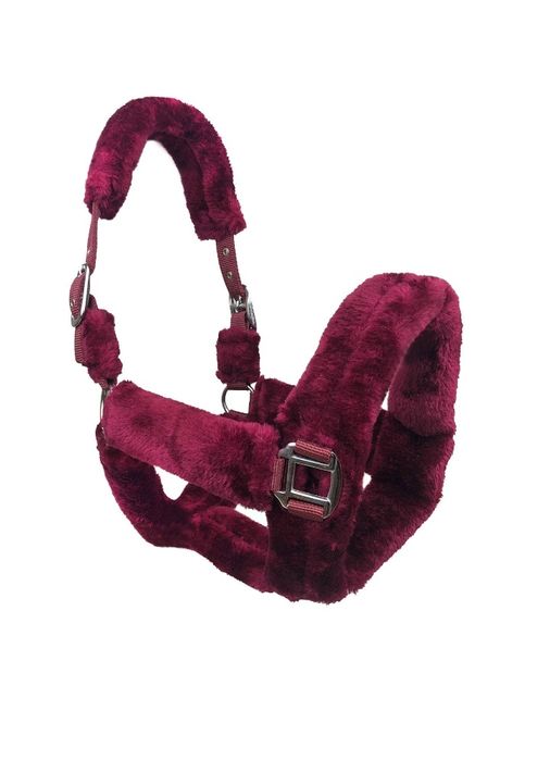 Kantar futerkowy horsenjoy cuddly bordowy r. Pony