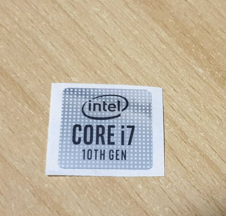 Naklejka Intel Core i7 10th Gen (1.8cm x 1,8cm)