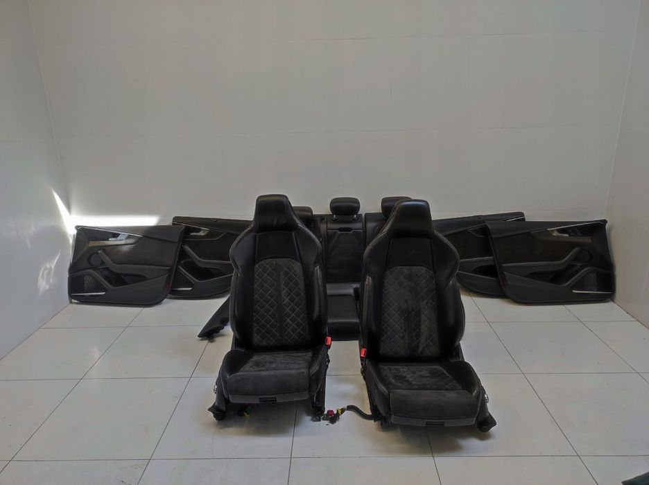 wnętrze fotele kanapa boczki tapicerka eu audi s4 b9 kombi lift