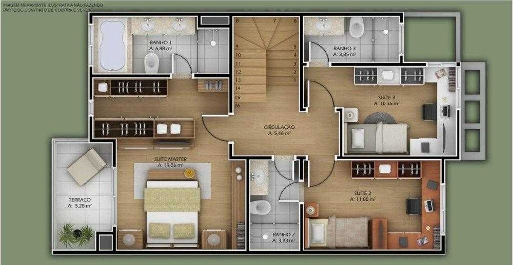 Fachadas Modernas - Planta Baixa - Vistas - Projetos de Casas