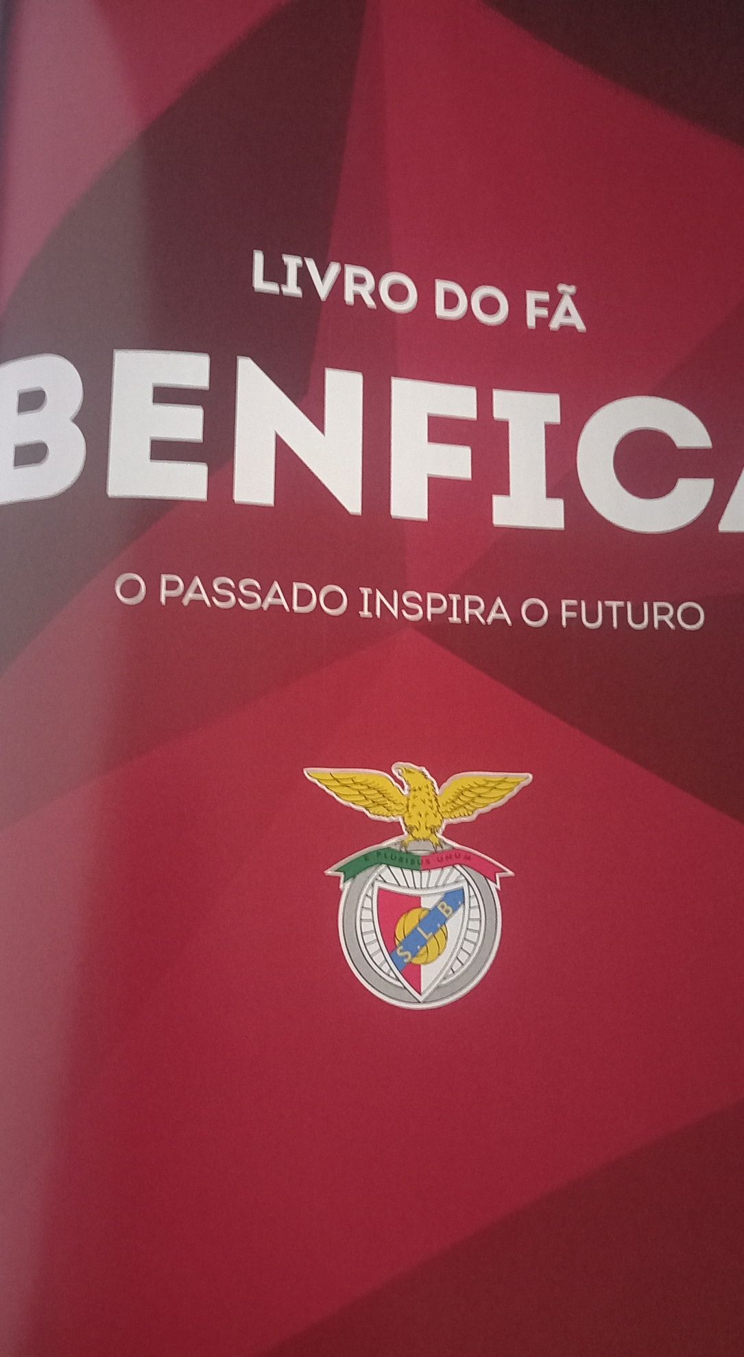 SLB o livro do fã BENFICA como novo e sem colagens