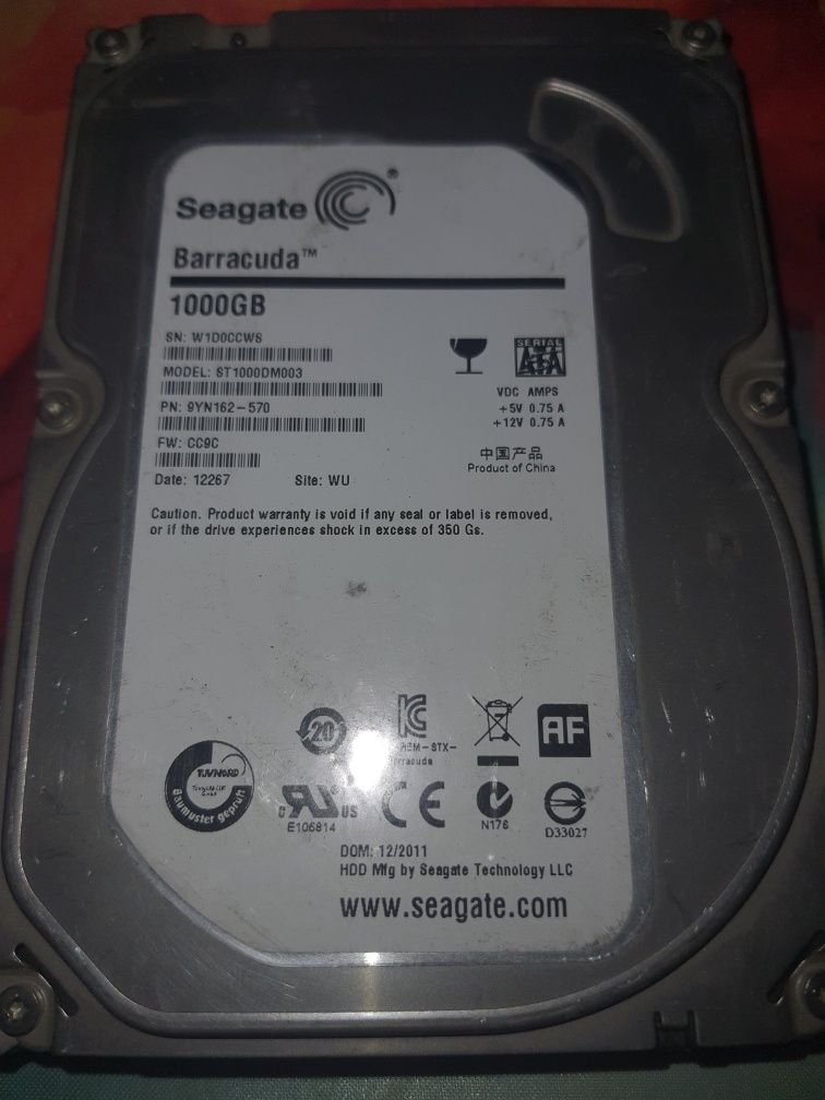 Жорсткий диск HDD  1Tb