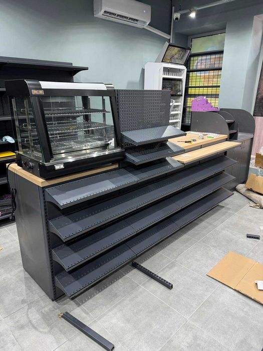 Касова лінія Пульсар, касовий бокс, каса, полиці метал/ДСП наявність