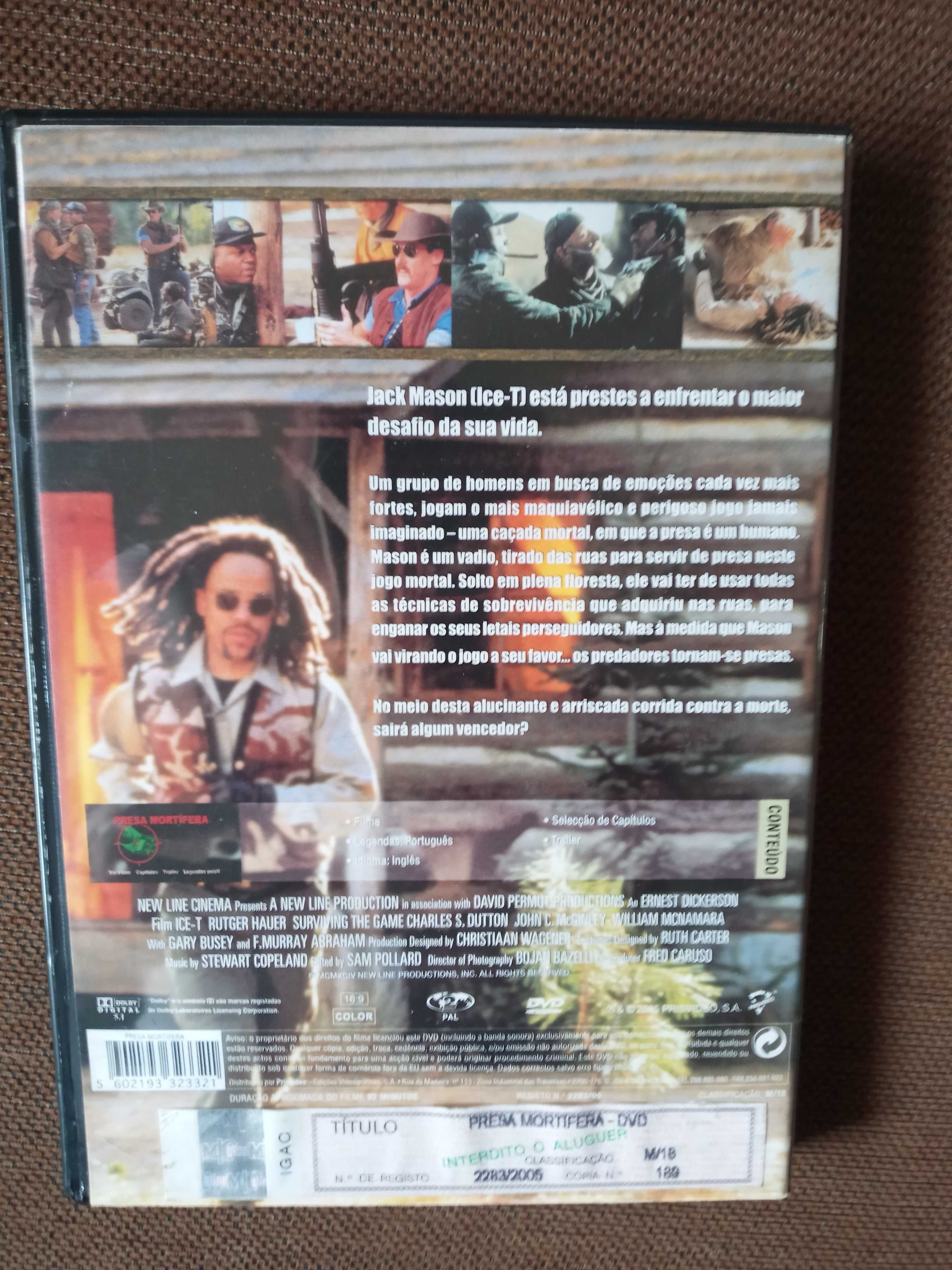 filme dvd original - presa mortifera