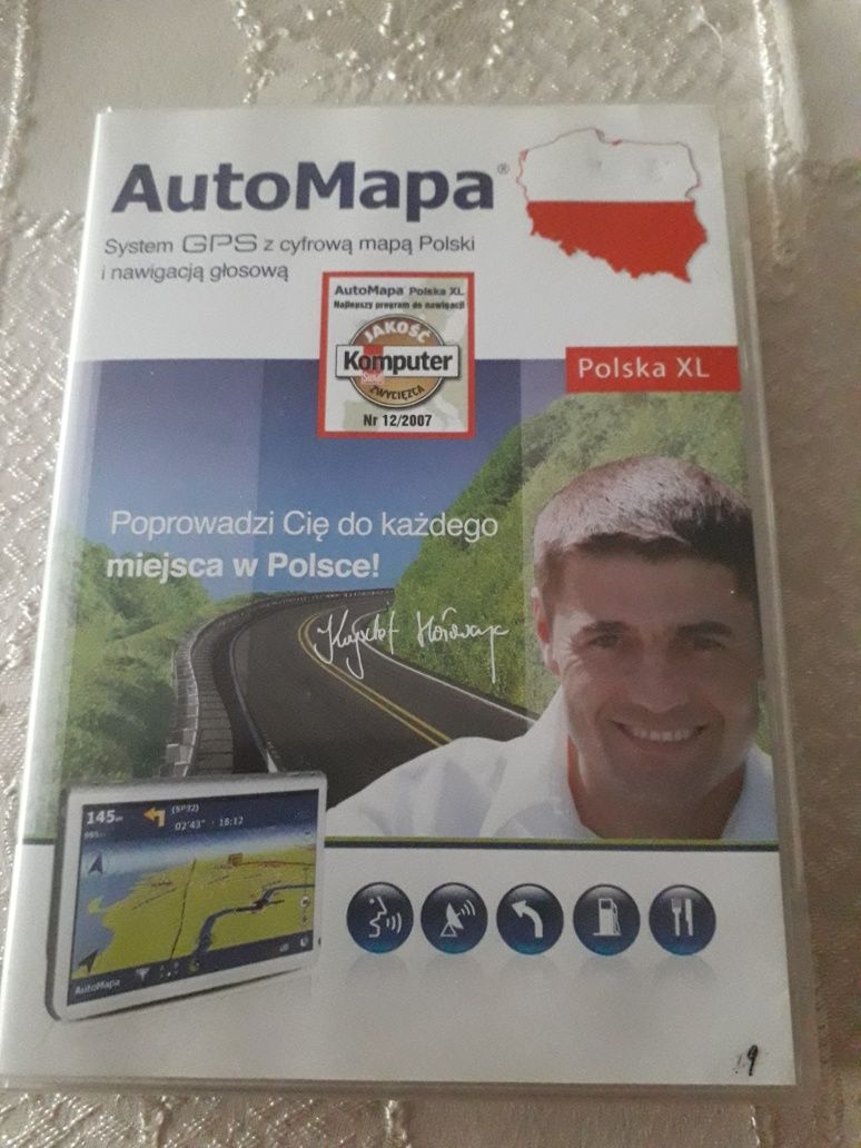 Auto Mapa System GPS 2007 kolekcja