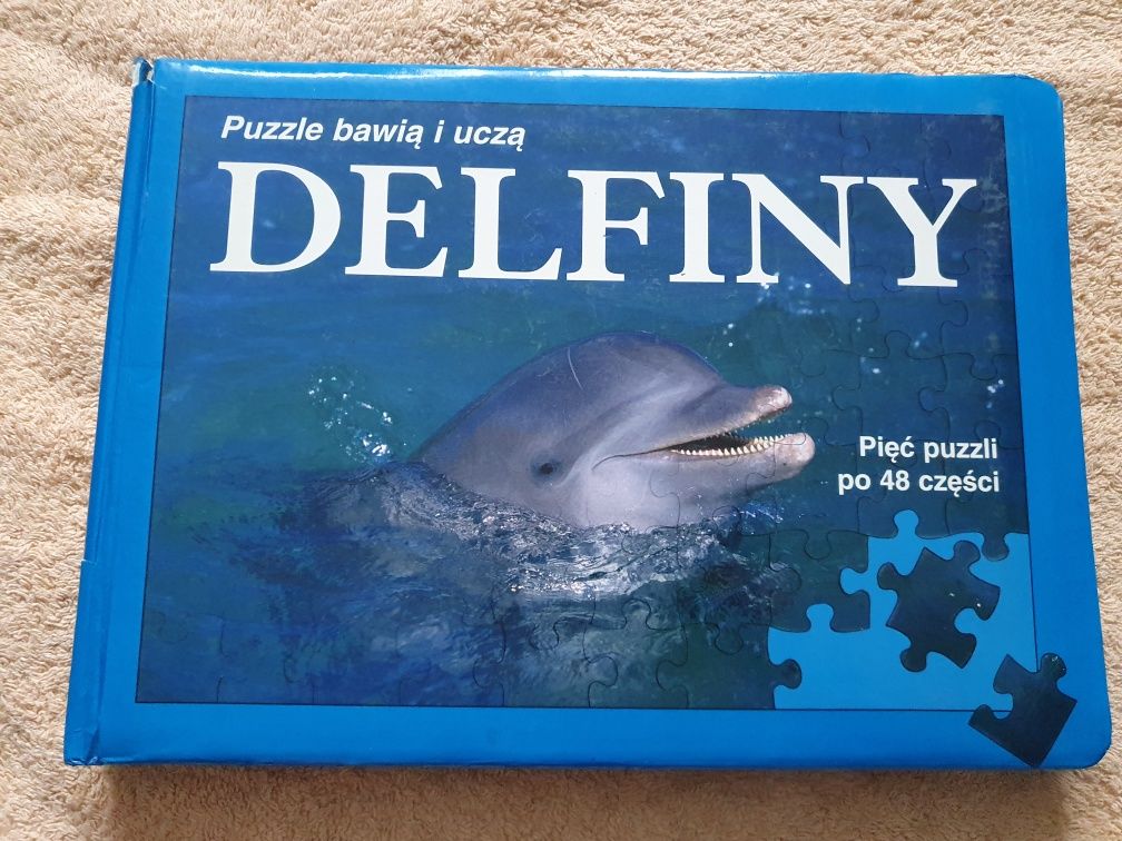 Puzzle bawią i uczą delfiny 5 puzzli po 48 części mwk