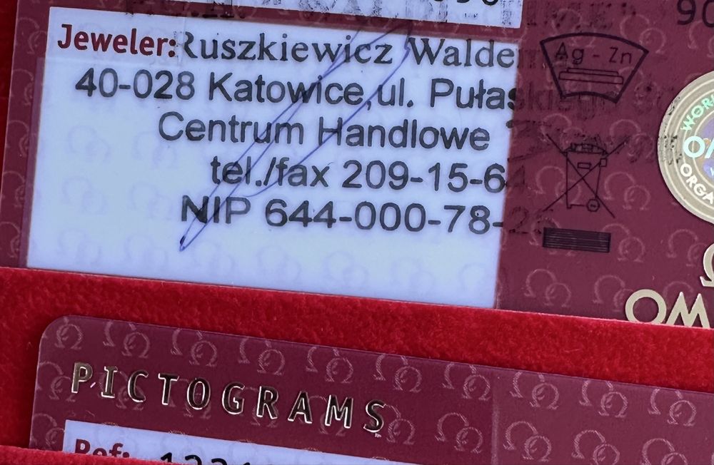 OMEGA Constellation damski kupiony w salonie w PL komplet z pudełkiem