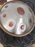 Handpan, hangdrum, bębenek 440Hz z plecakiem