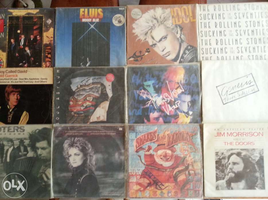 Vinil:Peter Tosh,R.E.M.,Rick Astley,Rod Stewart,SimonGarfunkel,Roxette