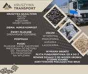 Transport Wywrotka Piasek Żwir Kamień Ziemia Beton Koparka Granit Grys