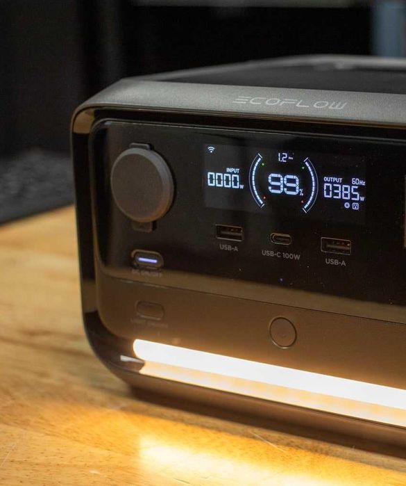 Estação de Energia EcoFlow River 3 Plus com fatura