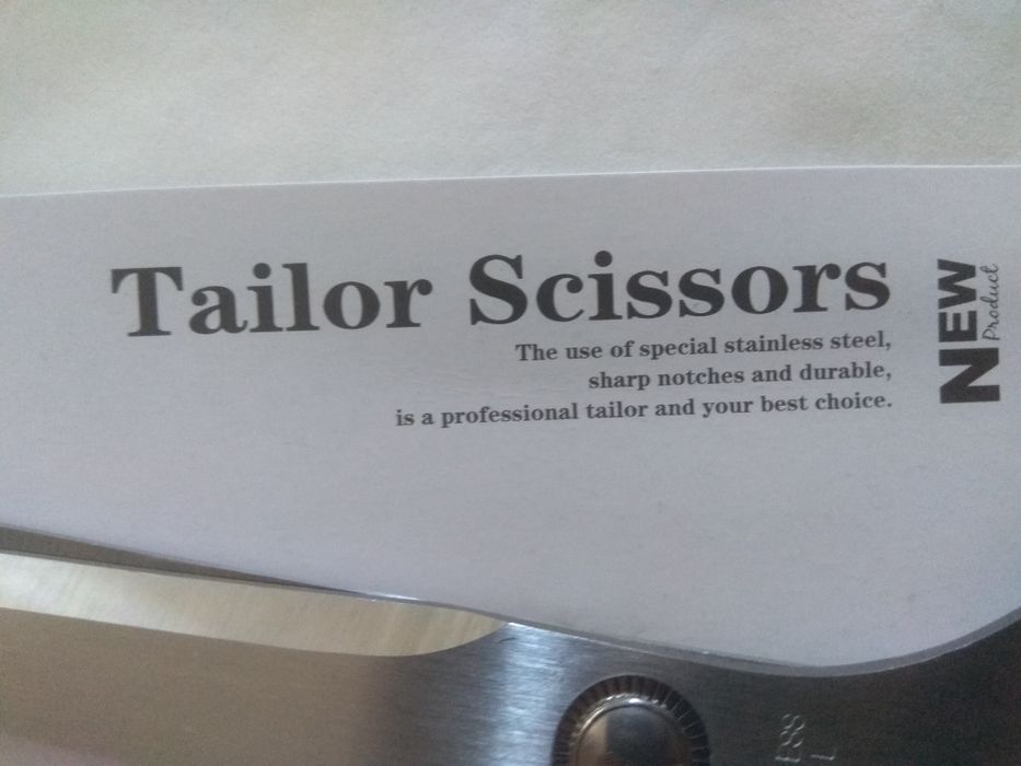Ножницы для резки ткани портного стальные для шитья