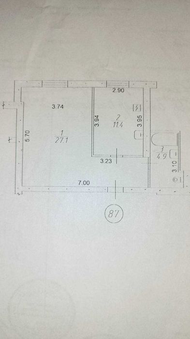 Продам 1-кв на Бочарова