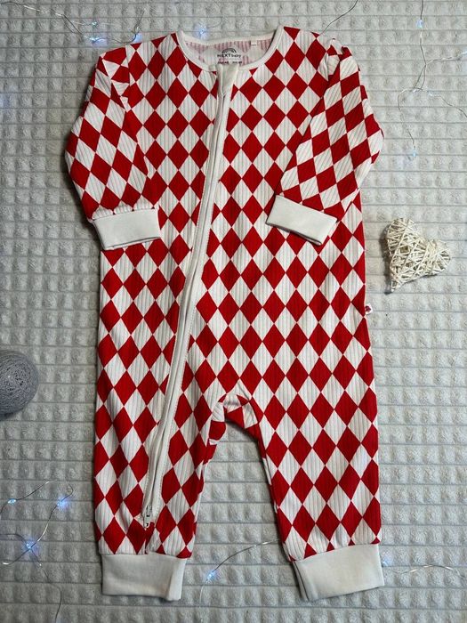 новорічний ромпер , піжама, чоловічок, піддів next 74 і 80 р